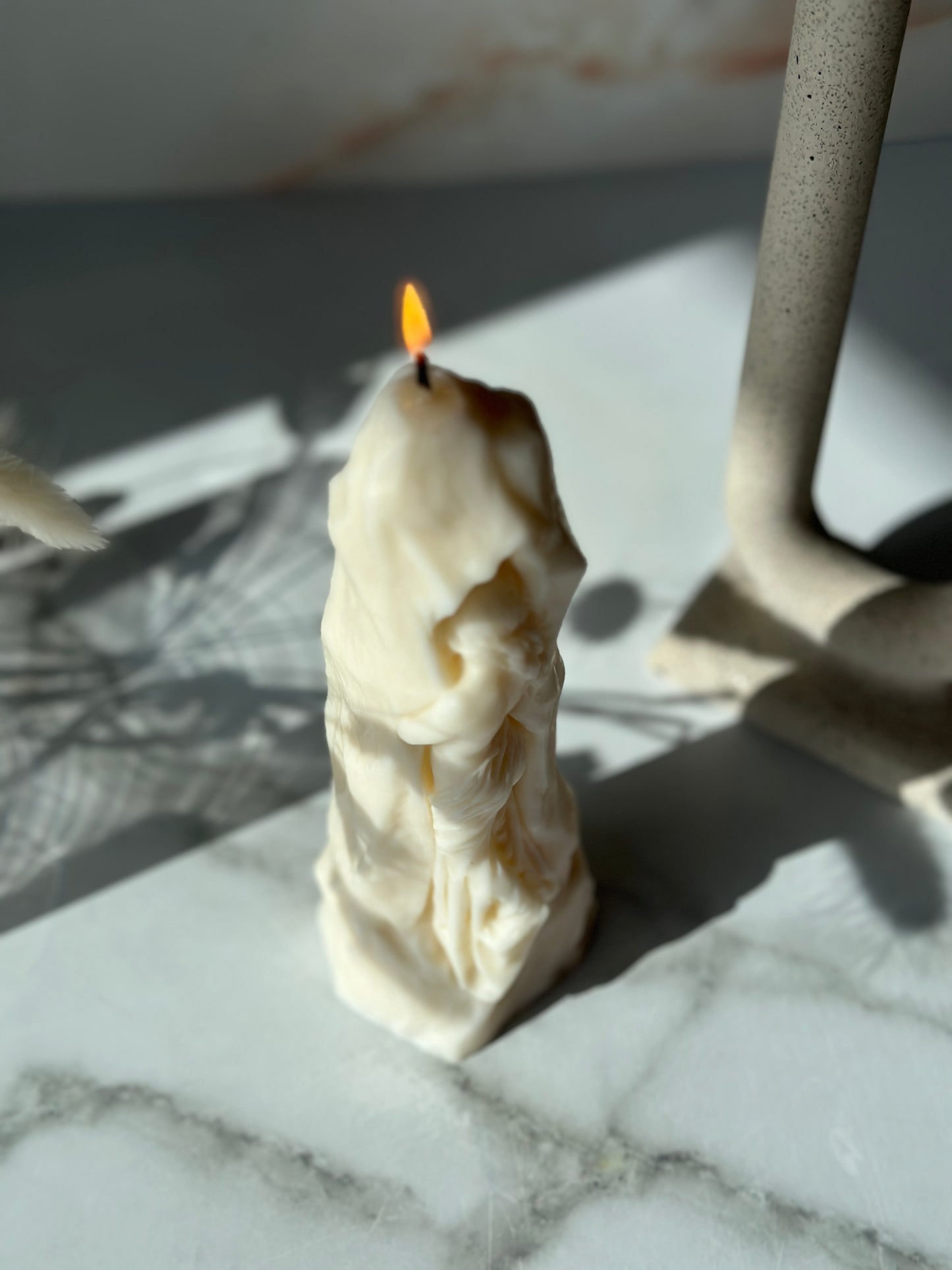 Stoned Woman Candle