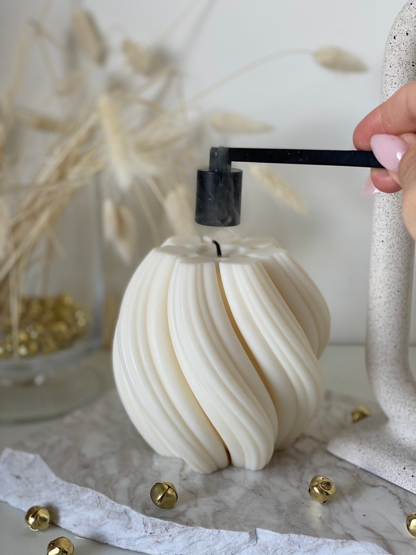 Handcrafted soy wax candle