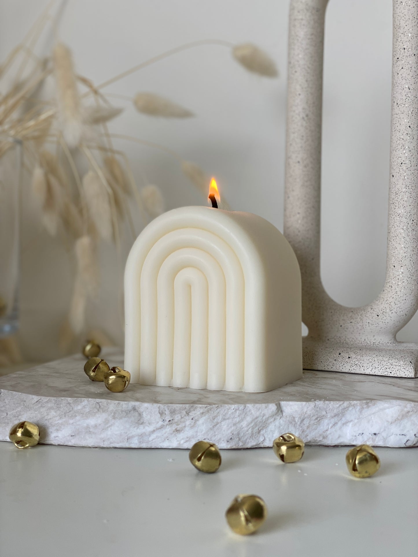 rainbow candle