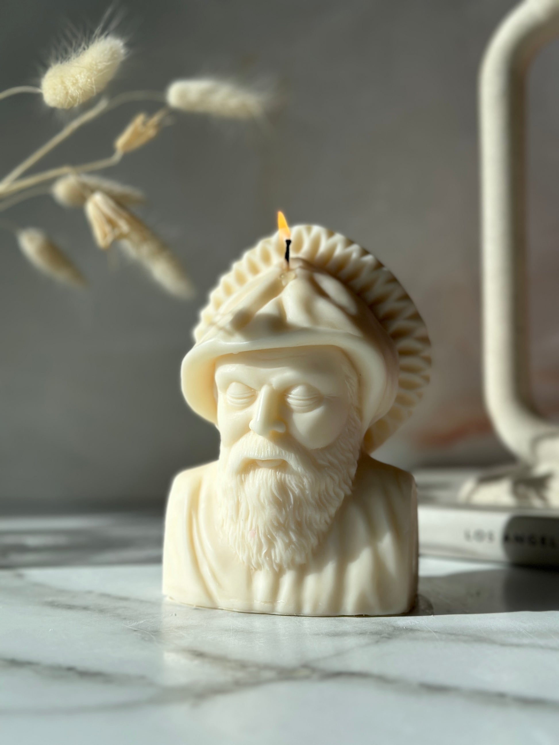 saint charbel candle 
