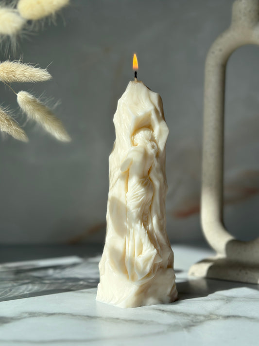 Stoned Woman Candle
