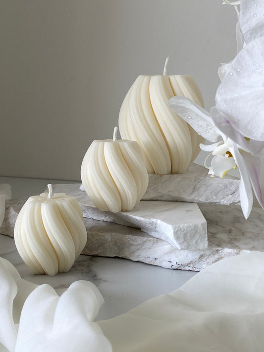 Sculptural candles 