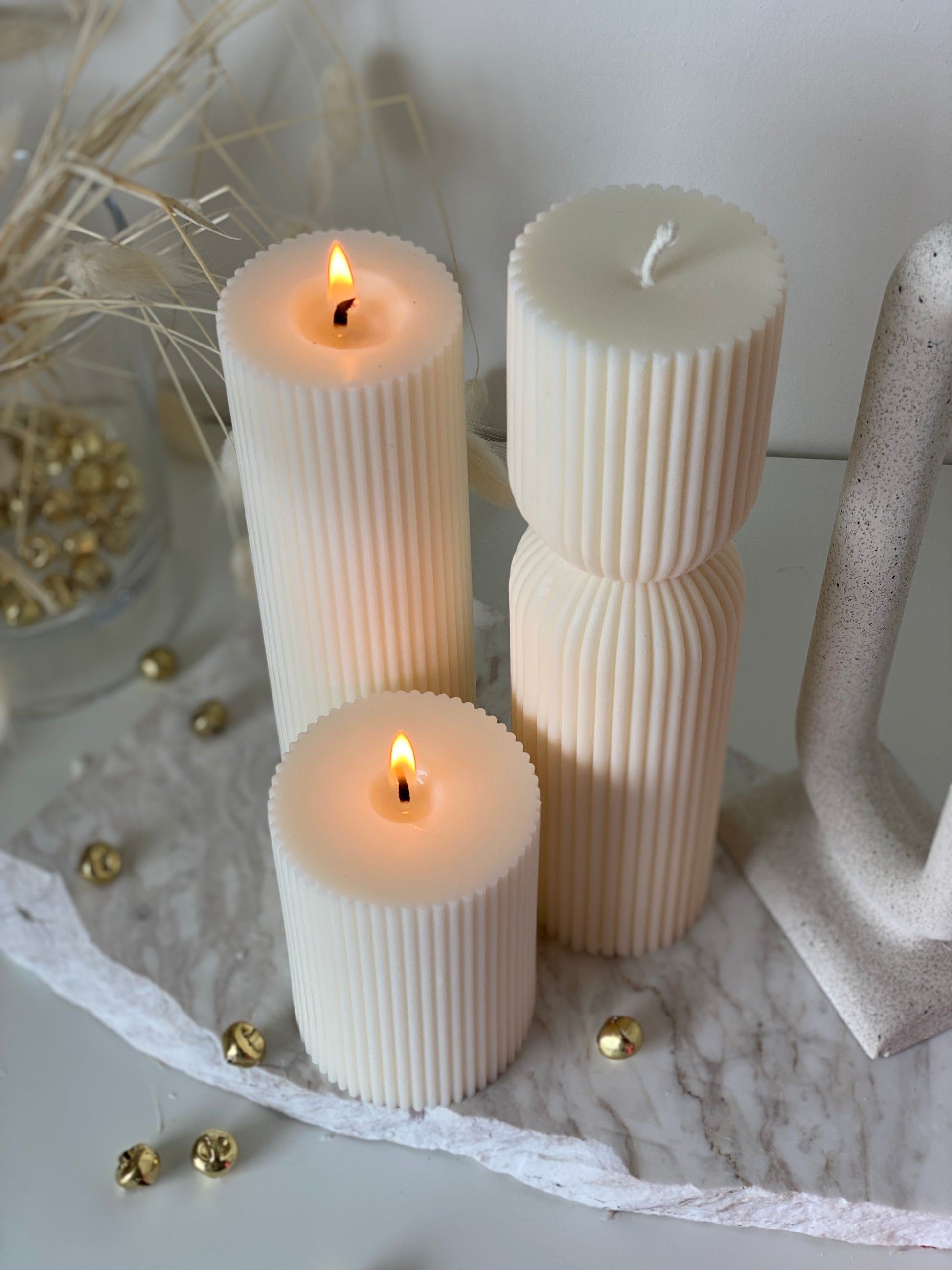 Handcrafted soy wax candle bundle 